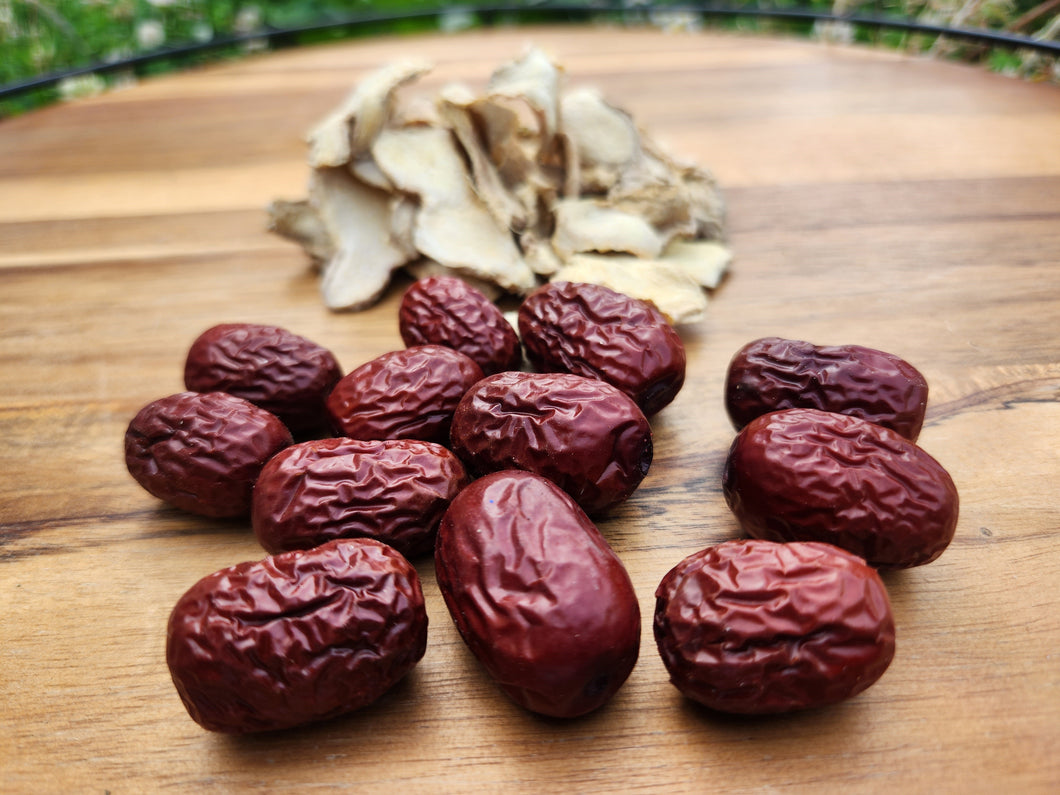Red Dates Ginger Raw Herbs