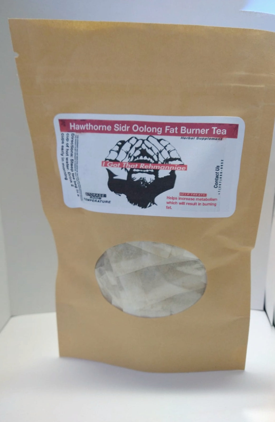 Hawthorne Sidr Oolong Fat Burner Tea