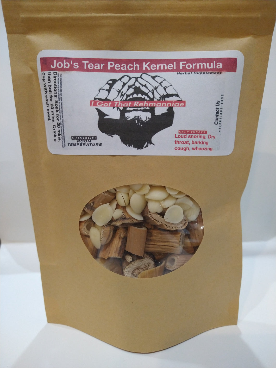 Job's Tear Peach Kernel Formula